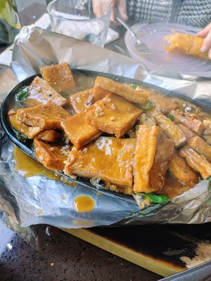 Hot plate tofu (veganised)
 at Ren Dao Asian Vegetarian in Elsternwick