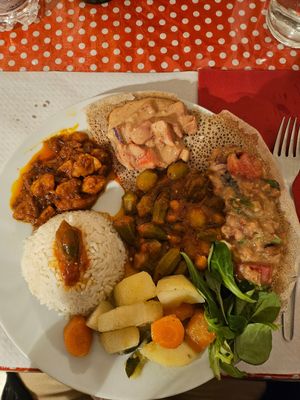 First plate at Mandela in Perugia