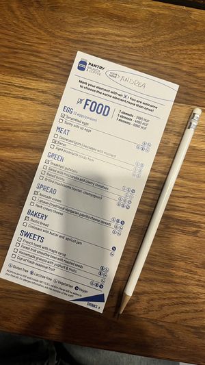 that's today's menu (29.02.2024) for u to have a look😄 at Pantry Brunch & Coffee in Budapest