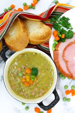 Our Split Pea is available without the ham by special request. It is then Vegan. at The Soup Shop in Melbourne