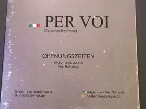 Erklärung des "V" at Restaurant da noi Cucina Italiana in Dusseldorf