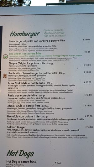 Menu at Big Ben Pub in Lido Di Jesolo