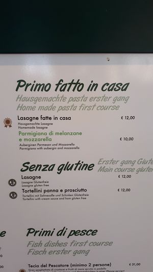 Menu at Big Ben Pub in Lido Di Jesolo