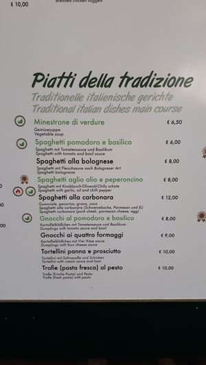 Menu at Big Ben Pub in Lido Di Jesolo