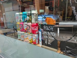 Drinks at Moorish Falafel Bar in Norwich