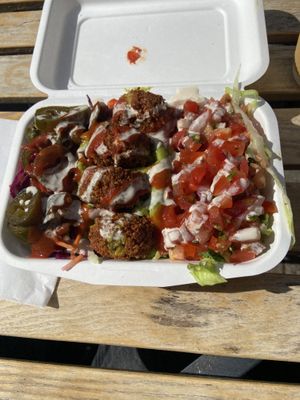   at Moorish Falafel Bar in Norwich