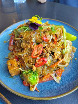 Tofu pad thai at Tapau House Restaurant in Arklow