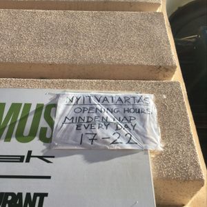 Opening Hours at TiK TaK Hummus Bar in Budapest