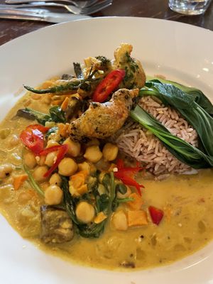 Malaysian curry  at The Red Lion in Rugeley