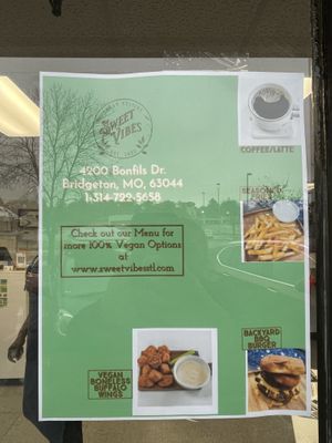 On the front door   at Sweet Vibes - Pop up in Hazelwood