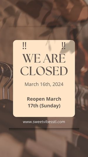 This Saturday 3/16/24 at Sweet Vibes - Pop up in Hazelwood