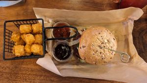  at Burger Village - Church Street in New York City