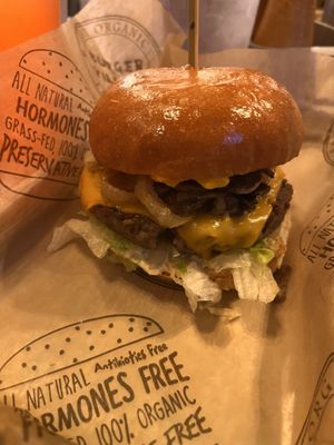 Impossible garden grub! Amazingggg  at Burger Village - Church Street in New York City