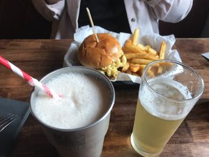 Dirty diana burger   at Rabbit Food @ Meadows Tap in Edinburgh