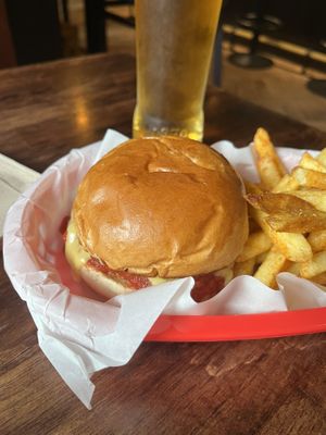 Chicken Parma burger   at Rabbit Food @ Meadows Tap in Edinburgh