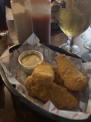 chicken tenders  at Rabbit Food @ Meadows Tap in Edinburgh