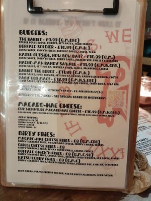 Burgers at Rabbit Food @ Meadows Tap in Edinburgh