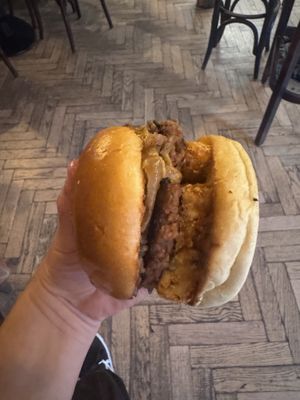 Burger   at Rabbit Food @ Meadows Tap in Edinburgh