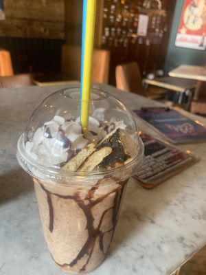 S’mores milkshake  at Rabbit Food @ Meadows Tap in Edinburgh