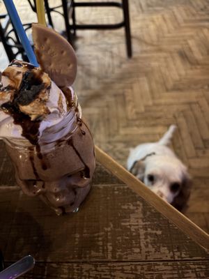 S’mores milkshake   at Rabbit Food @ Meadows Tap in Edinburgh