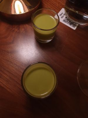 Avocado Soup at Mini Bar - José Avillez in Lisbon