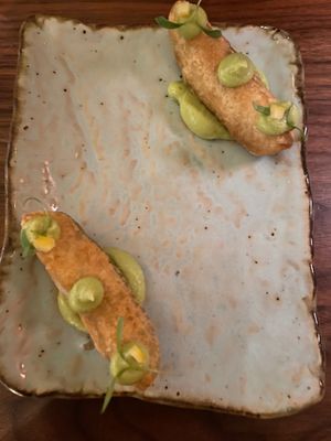 Fried Avocado at Mini Bar - José Avillez in Lisbon