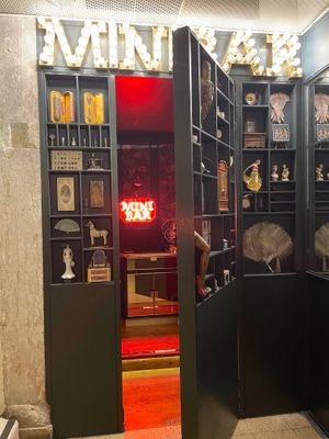 The "secret" entrance to Mini Bat at Mini Bar - José Avillez in Lisbon