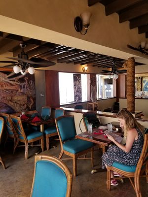 dining room at Jawaiian Irie Jerk in Honolulu