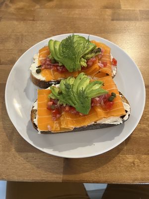 Lox toast  at Goji Berry in Phoenix