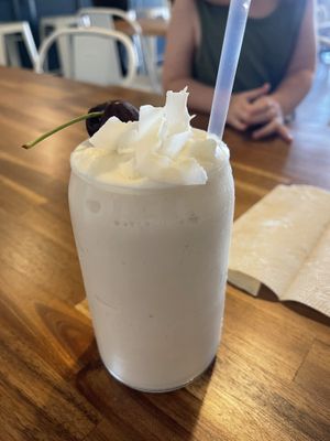 Small piña colada smoothie - really good   at Goji Berry in Phoenix