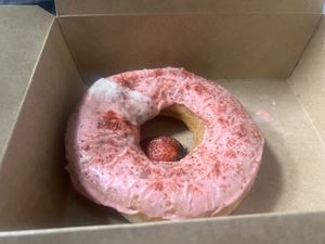 Strawberry donut   at Goji Berry in Phoenix