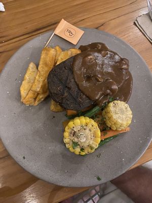 Grilled Beef(less) Steak  at TRu in Kerobokan Kelod