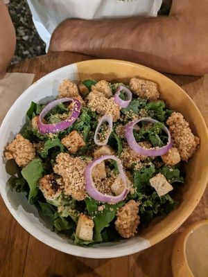 Ensalada césar at TRu in Kerobokan Kelod