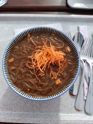 Asian noodlesoup at Trübsee Self-Service in Engelberg