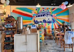 Fun vibe-friendly staff   #Veganuary at Beach Hippie Coffee in Myrtle Beach