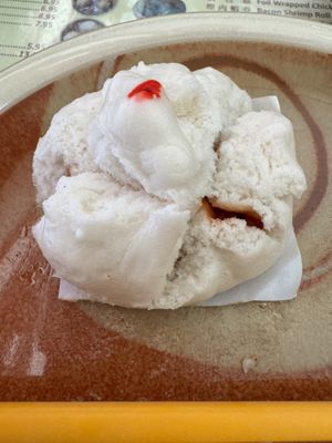 Vegan bbq pork bun #Veganuary at Big Lantern in San Francisco