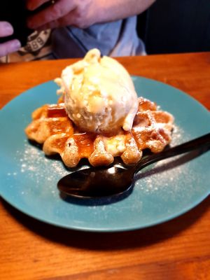 Vegan Waffle at Jock's Grill House in Kirkcaldy