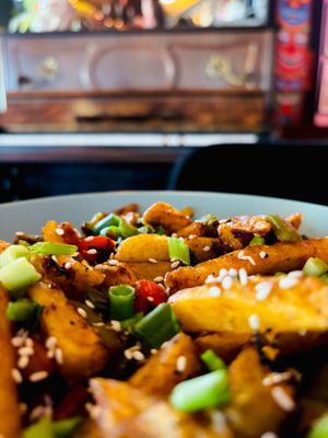 Salt & pepper chips  at Jock's Grill House in Kirkcaldy