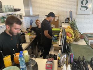 Lovely friendly staff & chef   at Green Buddha in Vila Real De Santo Antonio