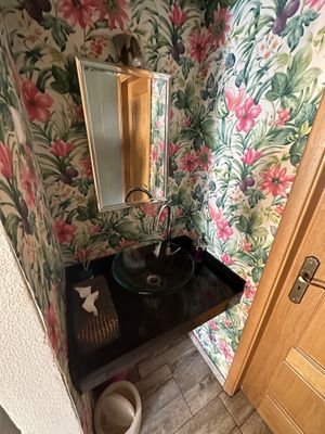 Nice washroom   at Green Buddha in Vila Real De Santo Antonio