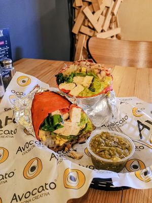Burrito is by far my best option  🥑 at Avocato Cocina Creativa in Puerto Penasco
