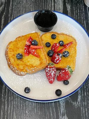 French Toast at Pure Vegan Cafe in Durham