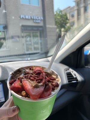 Gold bowl  at Pure Vegan Cafe in Durham