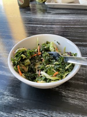 Kale slaw was greatt  at Pure Vegan Cafe in Durham