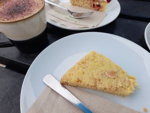 Orange shortbread at BRAF in Caernarfon