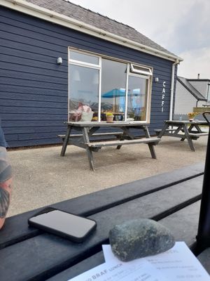 Outside at BRAF in Caernarfon