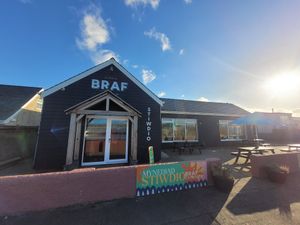BRAF outside at BRAF in Caernarfon