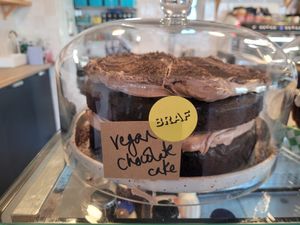 Vegan Chocolate Cake at BRAF in Caernarfon