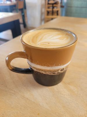 Oat Flat White at BRAF in Caernarfon