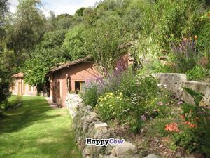 view of the bungalows at Andean Spirit Lodge in Cusco